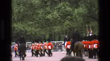 England (1969): The Procession Of Marching Soldiers Are Preparing Themselves For