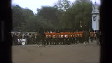 England (1969): The Queens Guard And Horse Guard Marching In Perfect Formation At