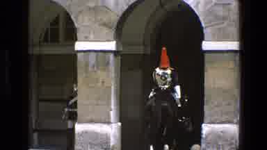 England (1969): Someone Riding A Horse Into A Building Looks Like A Medieval