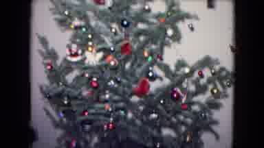 Fort Wayne Indiana (1969): A Christmas Tree Is Seen And 3 Young Children Are