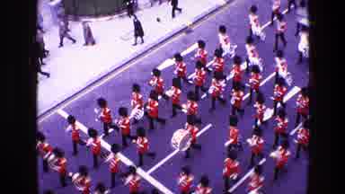 Ireland (1969): A Uniformed Band Marching In A Parade