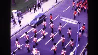 Ireland (1969): Foreign Military Marching Down The Street During Regular Traffic