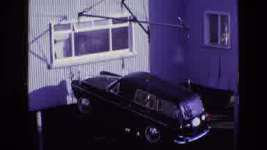 Ireland (1969): Black Classic Car Lifted From Shipping Onto Dock While Men Walk