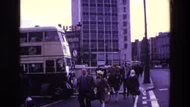 Ireland (1969): People Walking On Busy Street