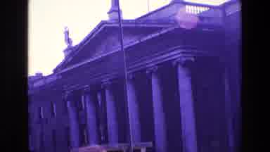 Ireland (1969): Trolley Passing A Government Building