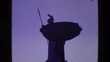 Ireland (1969): Busy City Visiting New Museum Statue Observing Art And