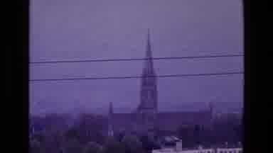 Ireland (1969): A City Area Surrounded By The Structure Of Houses And A Tower