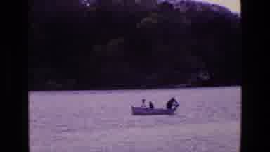Ireland (1969): People In White Rowboat In Lake On A Bright Sunny Day