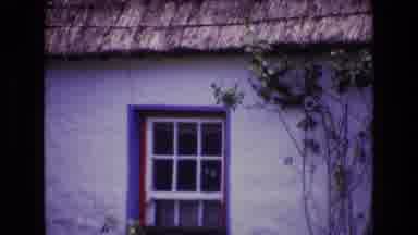 Ireland (1969): Thatched Roof Cottage Wattle And Daub With Lime Washed Walls