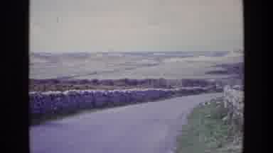 Ireland (1969): Along Road With Rocks And Trees The The Path Beautiful View