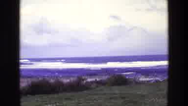 Ireland (1969): View On A Beach With Sea Waves And Clouds Recorded On A Camera