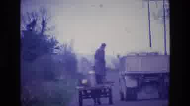 Ireland (1969): A Country Road With A Horse Drawn Cart A Large Truck And Some