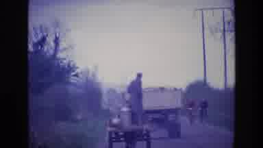 Ireland (1969): People On The Road Are Traveling With Horse Carriage And Truck