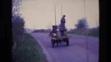 Ireland (1969): On A Country Lane This Traditional Horse Drawn Wagon Is Taking