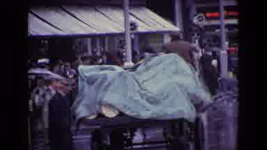 Ireland (1969): Trucks Filled With Objects Covered In Blankets Travel Through The