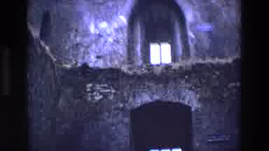 Ireland (1969): View Of Small Black And White Chapel Sign And Window Archway