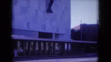Lake Canyon Arizona (1969): Building That Has A Statue ON the Front Of A Person