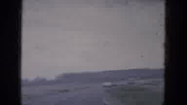 Lake Canyon Arizona (1969): View From A Vehicle Following Traffic On Major Flat