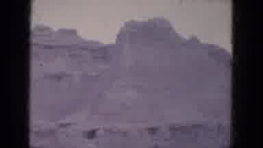 Lake Canyon Arizona (1969): A Highly Eroded Landscape Has Soil Layers Exposed And