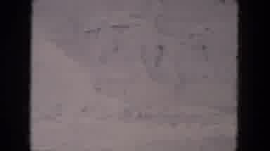 Lake Canyon Arizona (1969): View Of Snow Covered Mountains On A Clear Sunny Day