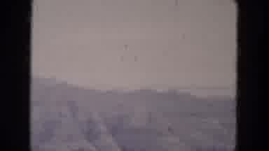 Lake Canyon Arizona (1969): Footage Of Rocky Hills Beside The Shore Front The
