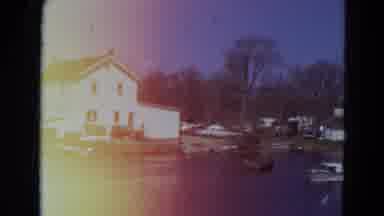 Minnesota USA (1969): Old Video Coastal Town Where A Speed Boat Is Moving From