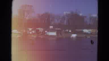 Minnesota USA (1969): Campsite View With Many Trailers And Camping Tents To Enjoy