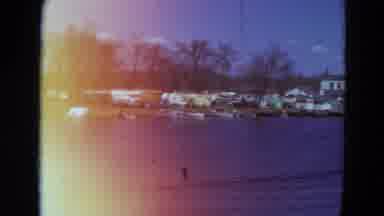 Minnesota USA (1969): A Wharf With Lots Of Different Kinds Of Boats And One Boat