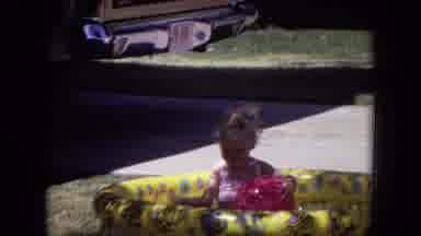 White Sands Florida (1970): My Daughter Enjoying The Pool While The Sun Shines