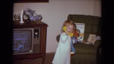 White Sands Florida (1970): Kid In The House On A Yellow Telephone Smiling