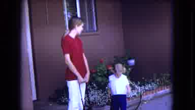White Sands Florida (1970): Girl Wearing White Shirt Stands Next To Teen Wearing