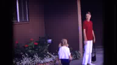 White Sands Florida (1970): A Little Girl Having Fun Time With Her Mom
