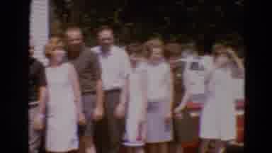 Diller Nebraska USA (1968): A Vintage Film Video Of A Group Of Adults One Of The