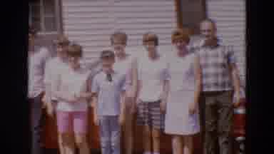 Diller Nebraska USA (1968): The Entire Kids Are Having Fun In The Yard With Each