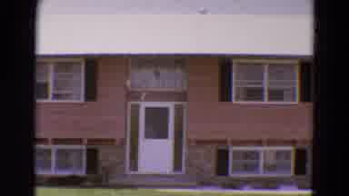 Diller Nebraska USA (1968): Two Story Home Looks To Be New Construction Salmon