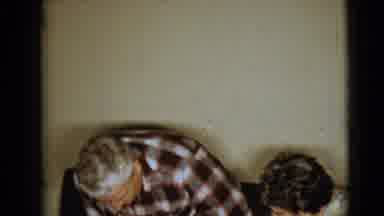 Clarksdale Arizona (1968): Elderly Man Sitting Down On Couch Next To Elderly Woman