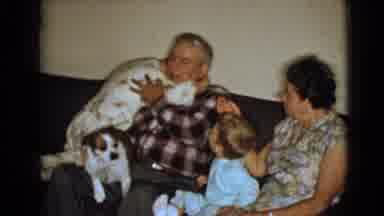 Clarksdale Arizona (1968): Grand Kids Visiting Grandma And Grandpa At Their Family