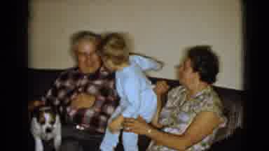 Clarksdale Arizona (1968): Boys On Couch And Dog With Grandparents As Boy Hugs And