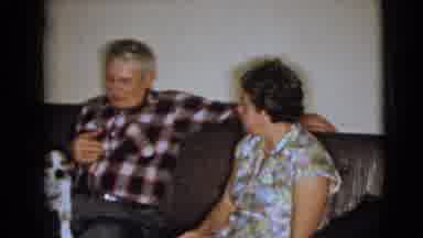 Clarksdale Arizona (1968): Boy Sitting With Grandparents And Dog On Sofa Boy Is