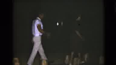 Clarksdale Arizona USA (1968): 2 Men Are Walking Around To Get Ready For TonightâS