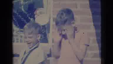Clarksdale Arizona USA (1968): Boys Playing And Laughing With Arms Swinging Until