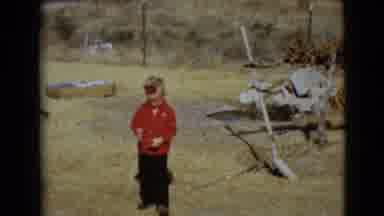 Clarksdale Arizona USA (1968): Several Boys In Party Hats Walk Towards The Camera