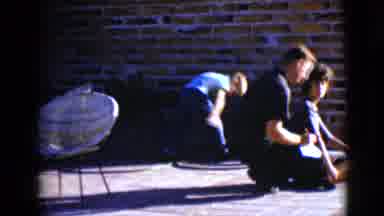 Clarksdale Arizona USA (1968): Young Boys Playing Together On A Summer Day