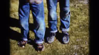 Clarksdale Arizona USA (1968): Camera Captures The Legs Of The Boys As They Move
