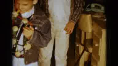 Clarksdale Arizona USA (1968): A Child Plays With A Toy While Another Child