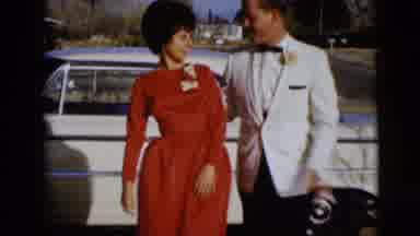 Clarksdale Arizona USA (1968): A Couple Coming Home From Their Wedding