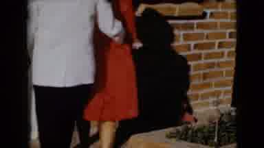 Clarksdale Arizona USA (1968): Couple Walking Up To The Porch Of A House And