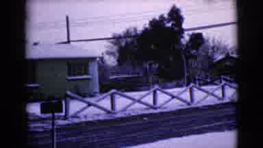 Clarksdale Arizona USA (1968): Row Of Buildings On The Side Of The Road As Seen