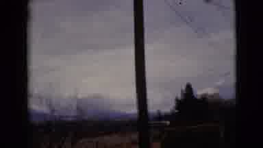 Clarksdale Arizona USA (1968): Mountainous Region With Incoming Storm Clouds