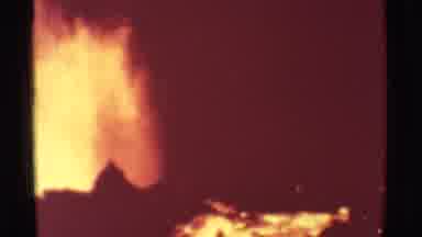 Mauna Ulu Hawaii (1971): Amazing Views Of A Volcanic Eruption With Red And Yellow